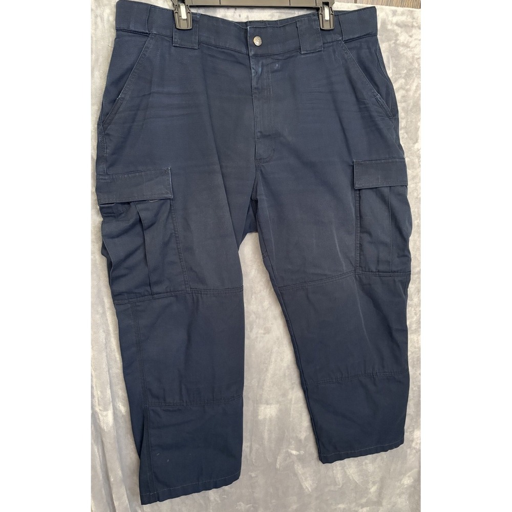 5.11 Tactical Pants Mens XL Navy Blue Taclite Cargo 38x27